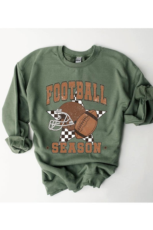 Women Football Graphic Sweatshirt