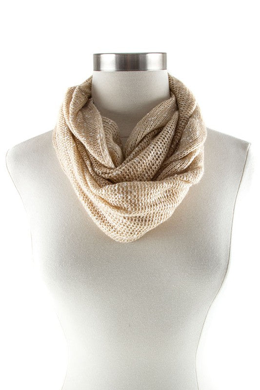 Two Tone Infinity Scarf