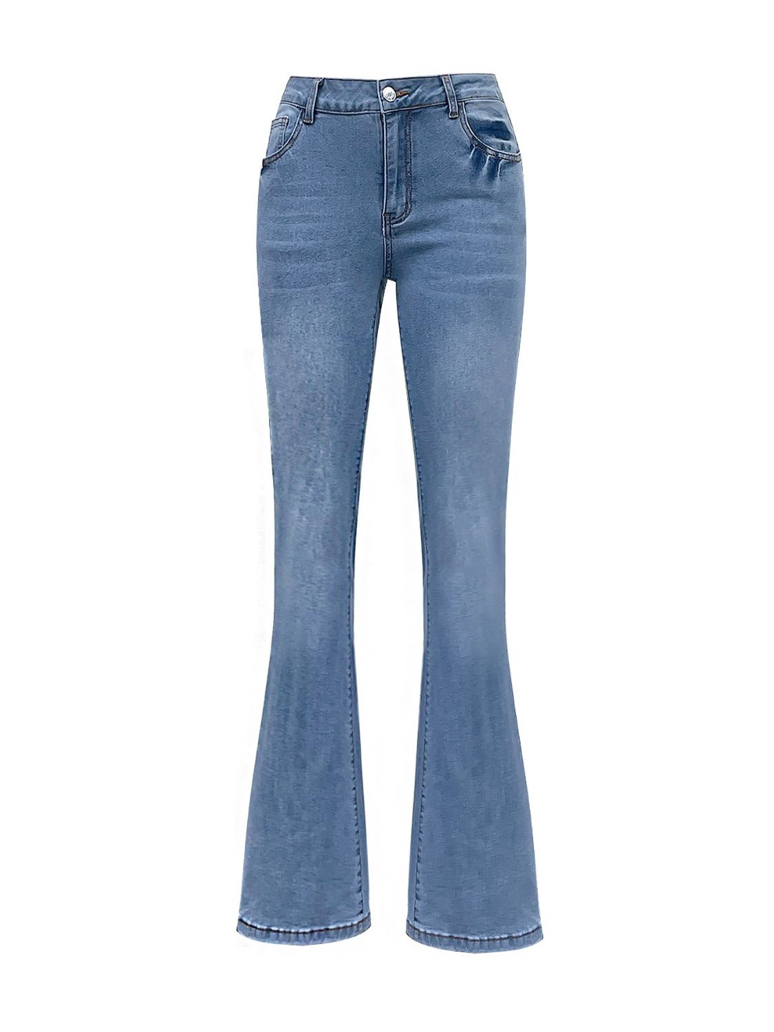 Bow Back Flare Jeans