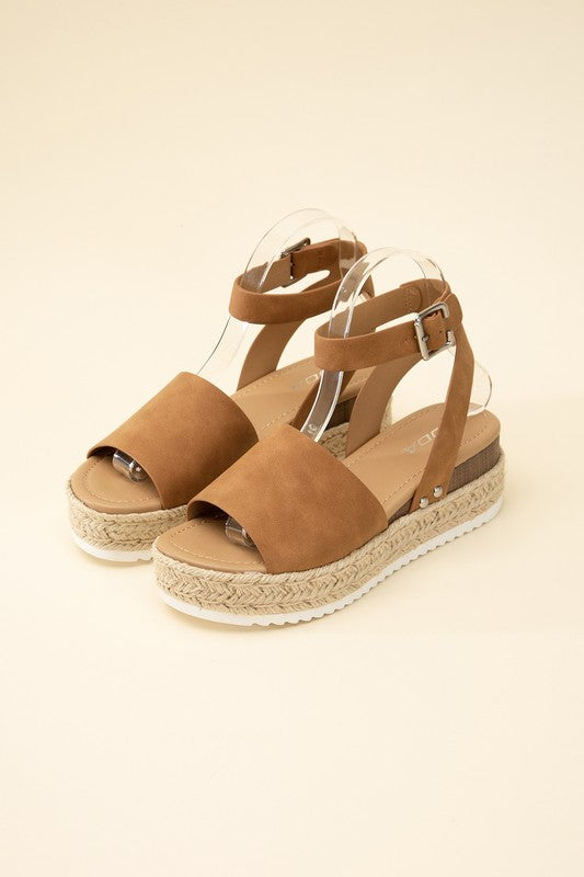 Espadrille Low Wedge Sandals