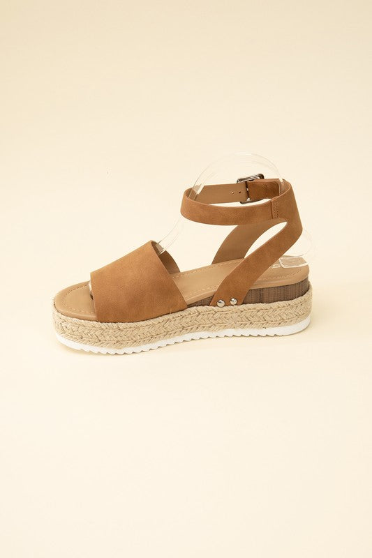 Espadrille Low Wedge Sandals