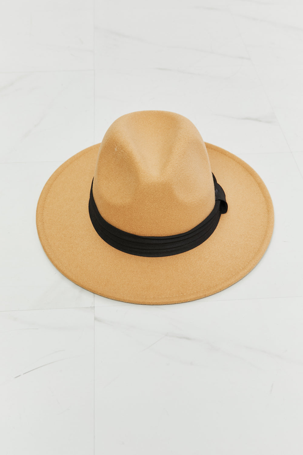 Fame -Tan -Women Fedora Hat