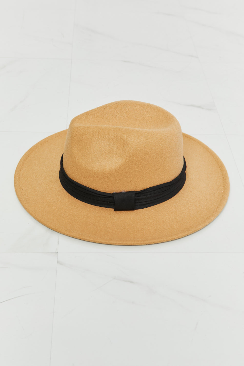 Fame -Tan -Women Fedora Hat