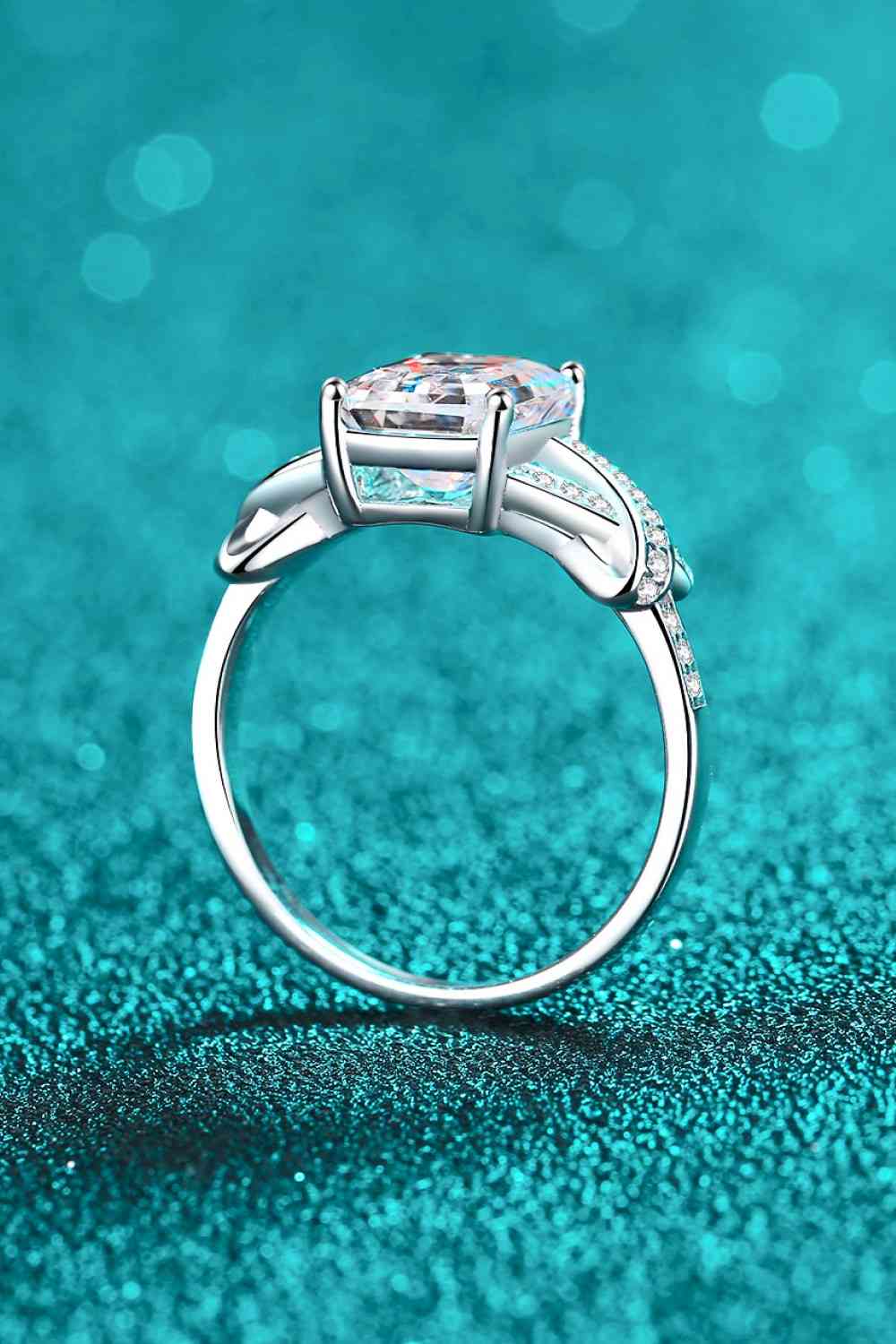 3 Carat Rhodium-plated Ring