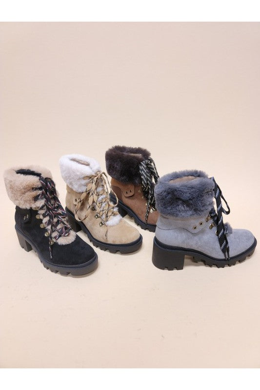 Ankle Fur Boots